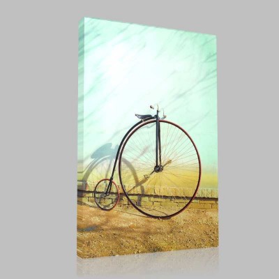 Vintage Bisiklet Kanvas Tablo