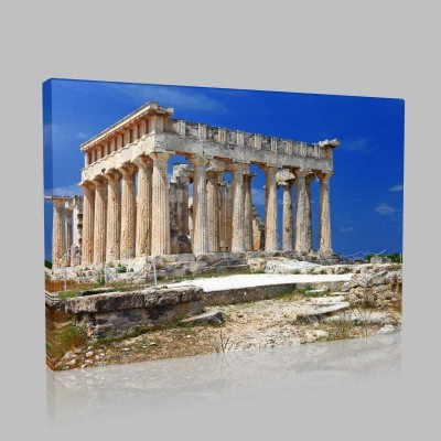 Aegina Adası Antik Kent Kanvas Tablo Aegina Adası Antik Kent Kanvas Tablo