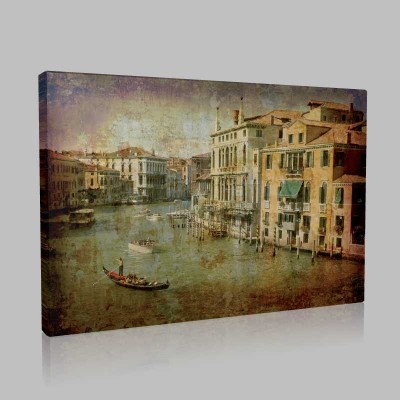 Büyük Kanal Venedik Kanvas Tablo