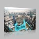 Dubai Tepeden Bakış Kanvas Tablo