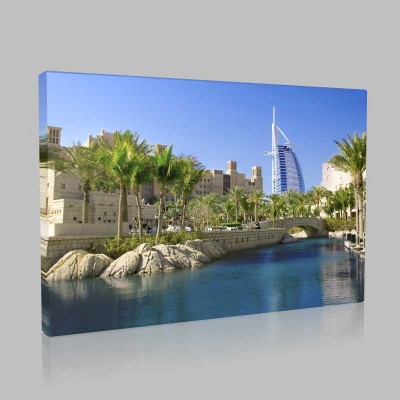 Dubai Şehir Manzarası Kanvas Tablo