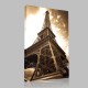Eyfel Kulesi Sepia Fransa Kanvas Tablo