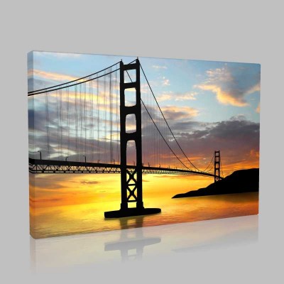 Golden Gate Amerika Kanvas Tablo