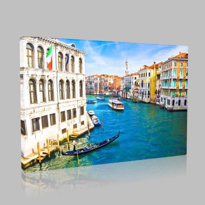 Grand Kanal Venedik İtalya Kanvas Tablo