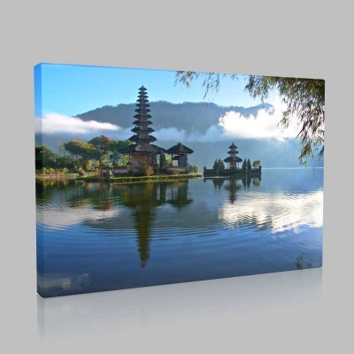 Göl Bali Endonezya Kanvas Tablo