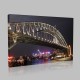 Sydney Liman Köprüsü Gece Panoroma Kanvas Tablo