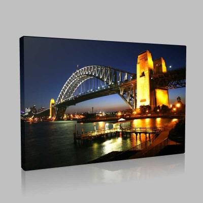 Sydney Liman Köprüsü Avustralya Kanvas Tablo