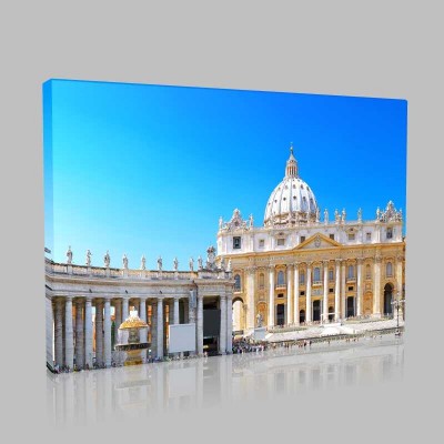 Vatikan St Peter'S Basilica  Kanvas Tablo