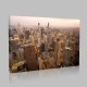 Şehre Yukardan Bakış Kanvas Tablo