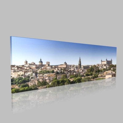 İspanya Şehir Panoraması Kanvas Tablo