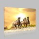 Horses At Dawn Kanvas Tablo