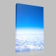 Bulutların Üzerinden Mavi Gökyüzü Kanvas Tablo