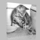 Kedi Fare Oyunu Kanvas Tablo