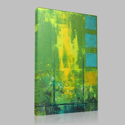 Abstract Yeşilli Kanvas Tablo