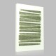 Beyaz Fonda Yeşil Çizgiler Kanvas Tablo