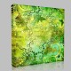 Yeşil Abstract Kanvas Tablo