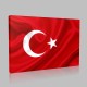 Türk Bayrağı Kanvas Tablo