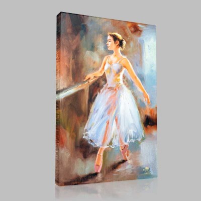 Ballet In The Lessons Kanvas Tablo