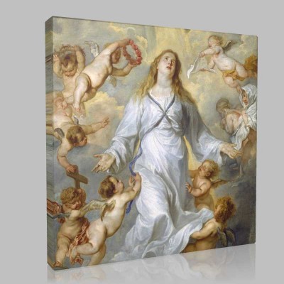 The Virgin As Intercessor Kanvas Tablo