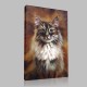 Brown Cat Kanvas Tablo