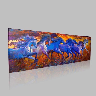 Blue Horse Kanvas Tablo