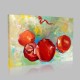 Original Oil Painting Of Tasty Pomegranate Fruit Kanvas Tablo Original Oil Painting Of Tasty Pomegranate Fruit Kanvas Tablo