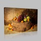 Vegetables And Fruits On Wooden Base Kanvas Tablo Vegetables And Fruits On Wooden Base Kanvas Tablo