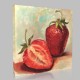 Whole And Half Of The Strawberry Kanvas Tablo Whole And Half Of The Strawberry Kanvas Tablo