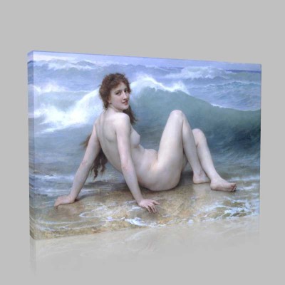 Adolphe Bouguereau Wave  Kanvas Tablo