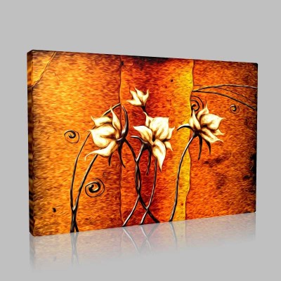 Abstract Flower Oil Painting Kanvas Tablo