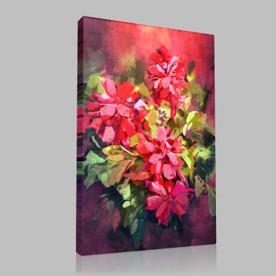 Abstract Flower Kanvas Tablo