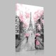 Black  White And Pink Kanvas Tablo