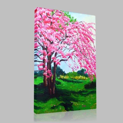 Büyük Sakura Ağacı Kanvas Tablo