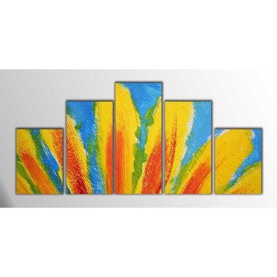 Papatya Parçalı Tablo 125X60Cm Papatya Parçalı Tablo 125X60Cm